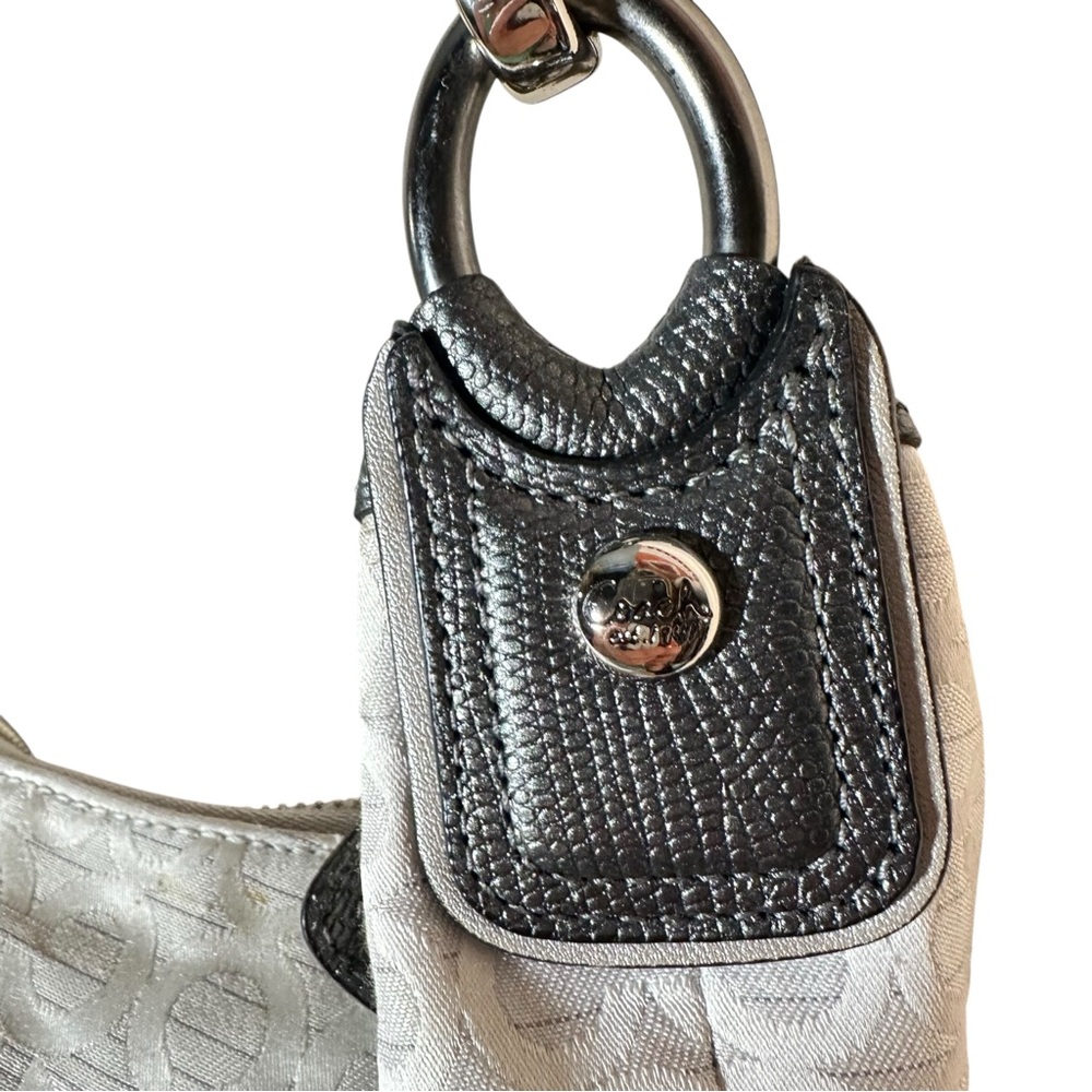 COACH Kristen Monogram Op Art Ombre Shoulder Bag Purse - Picture 6 of 12